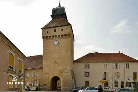 Portede l'horloge fortifiée de Nozeroy, Jura