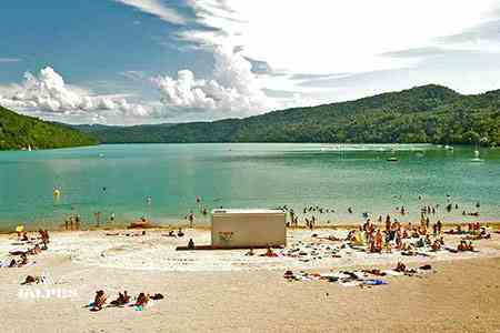 Plage lac de Vouglans